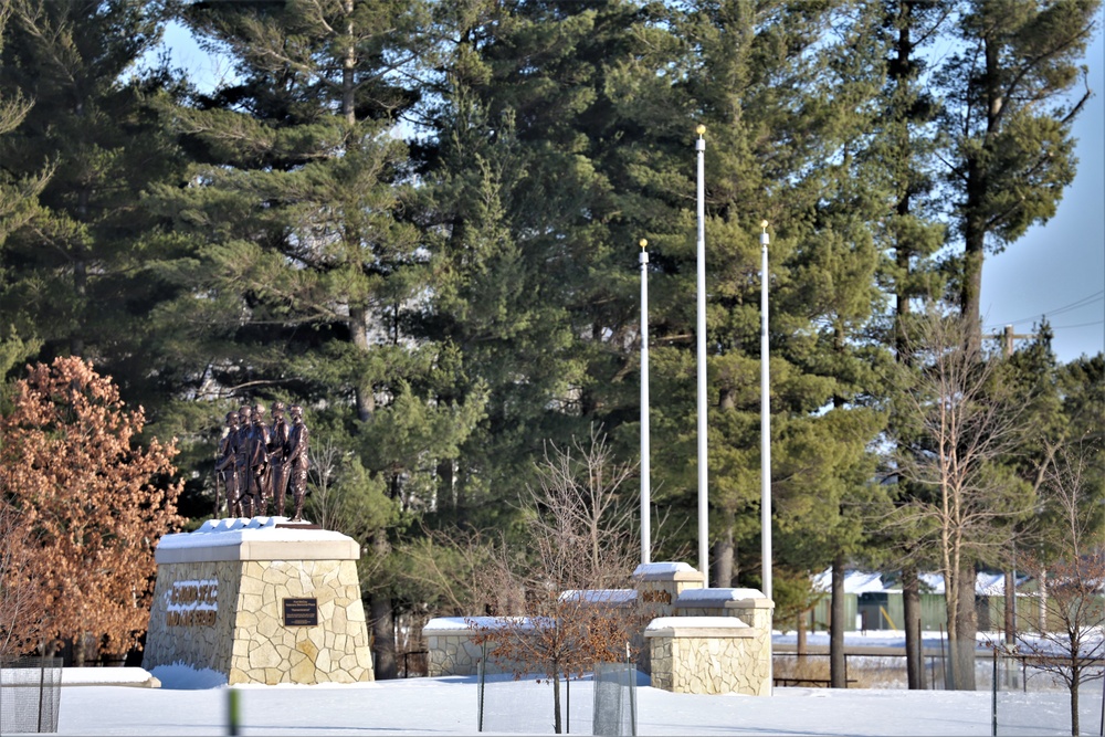 February Views of Fort McCoy Commemorative Area