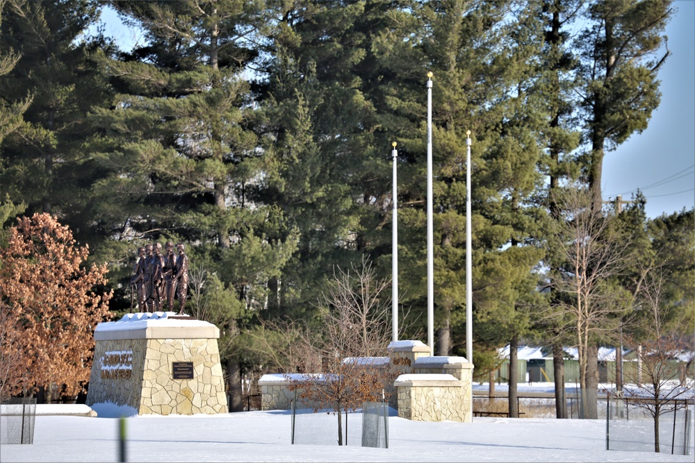 February Views of Fort McCoy Commemorative Area