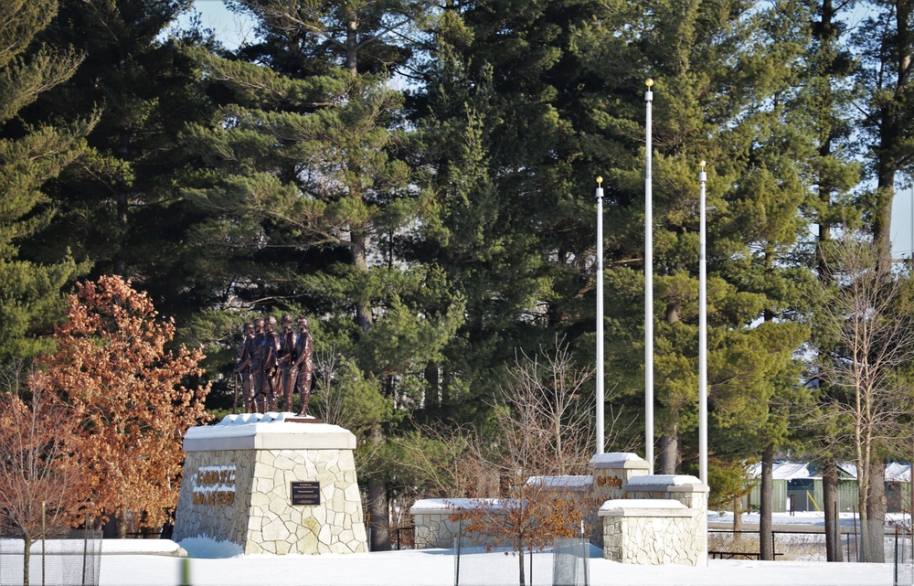 February Views of Fort McCoy Commemorative Area