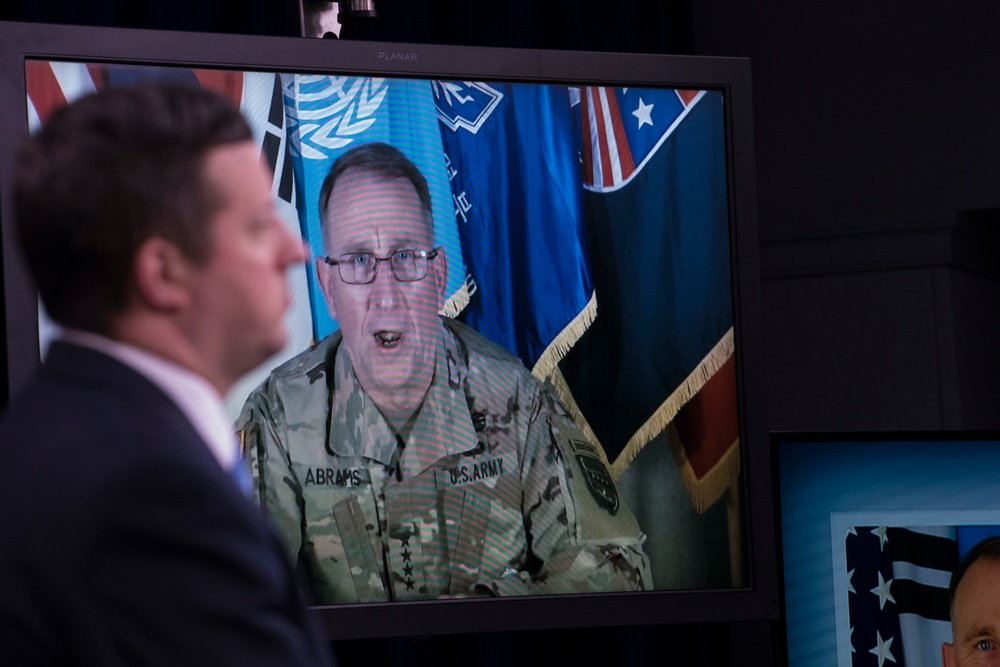 USFK Commander Briefs Pentagon Reporters