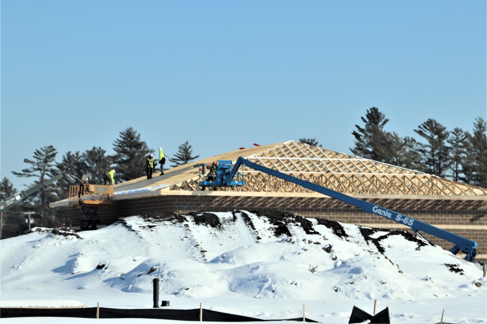 Construction on new simulations buildings at Fort McCoy