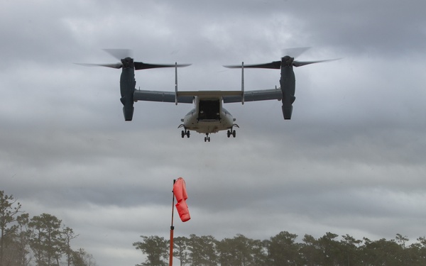 EOTG Rappelling training with Japanese V-22 Osprey