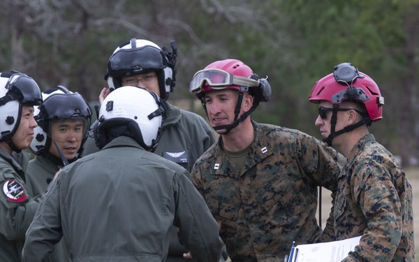 EOTG Rappelling training with Japanese V-22 Osprey