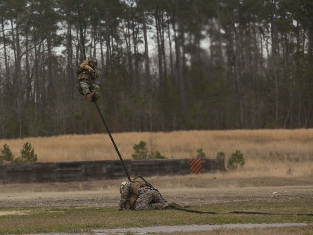 EOTG Rappelling training with Japanese V-22 Osprey