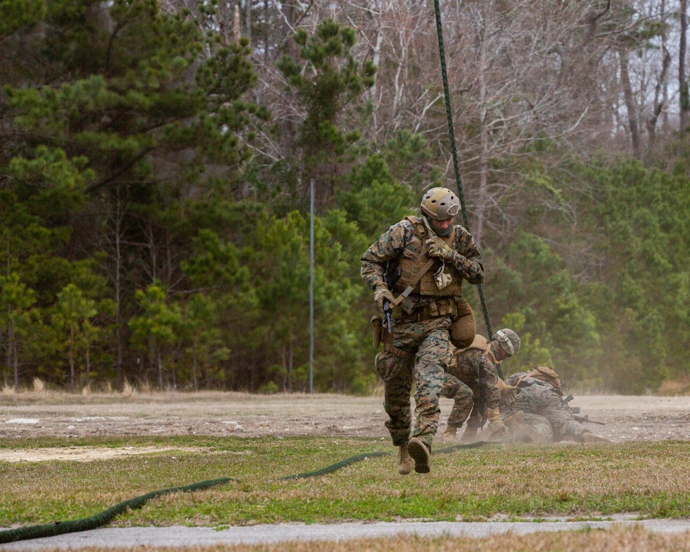 EOTG Rappelling training with Japanese V-22 Osprey