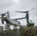 EOTG Rappelling training with Japanese V-22 Osprey