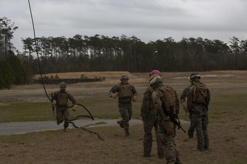 EOTG Rappelling training with Japanese V-22 Osprey