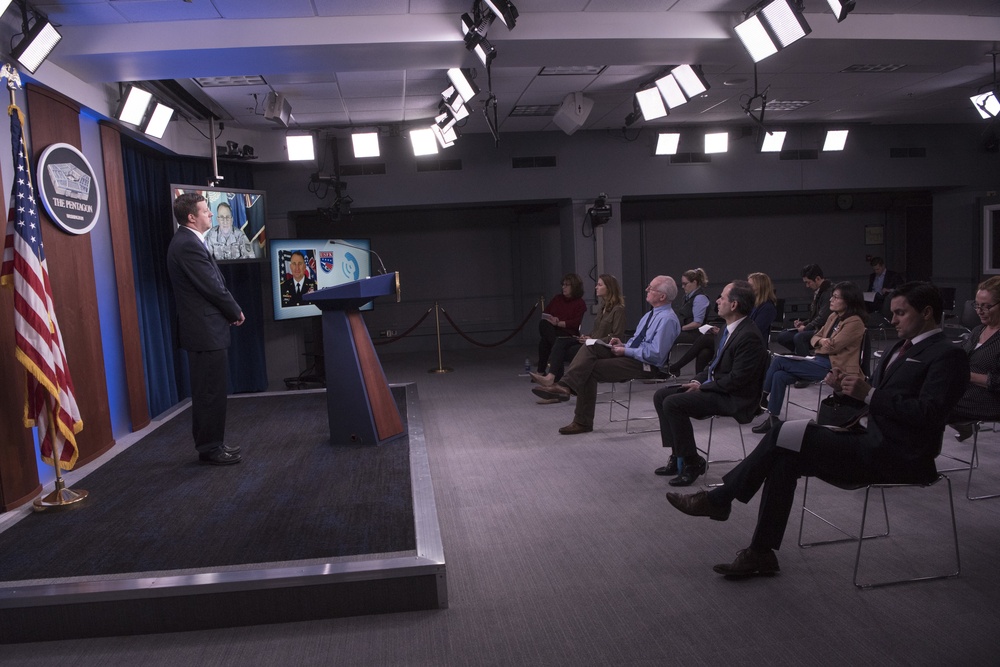 USFK Commander Briefs Pentagon Reporters