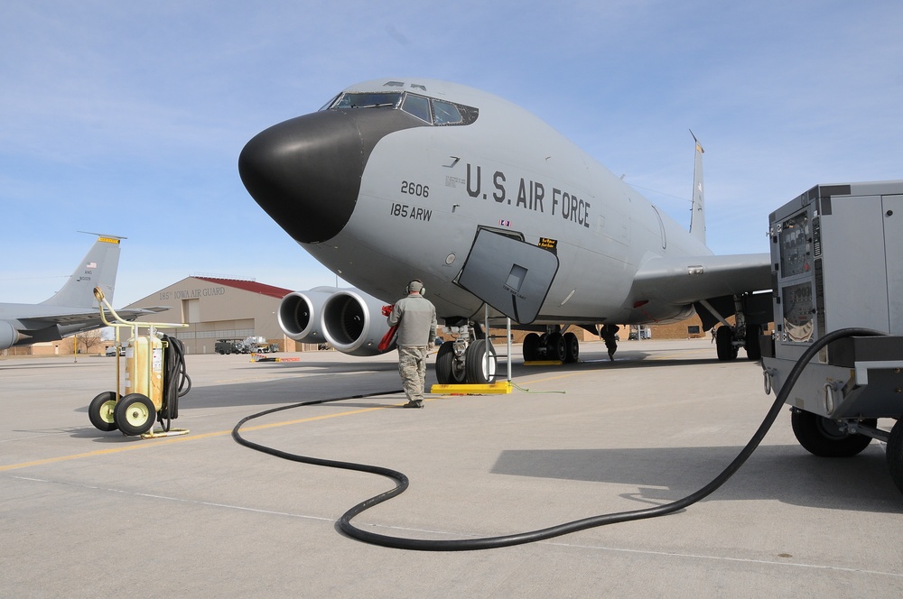 KC-135 parked