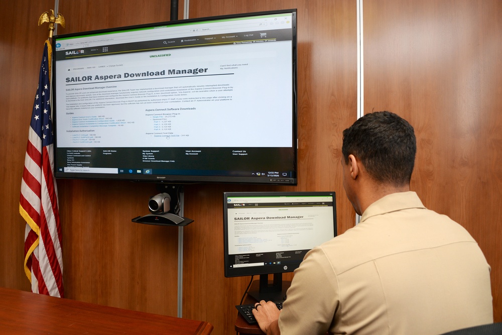 NAVWAR Delivers SAILOR Download Manager, Increases Fleet Readiness Worldwide