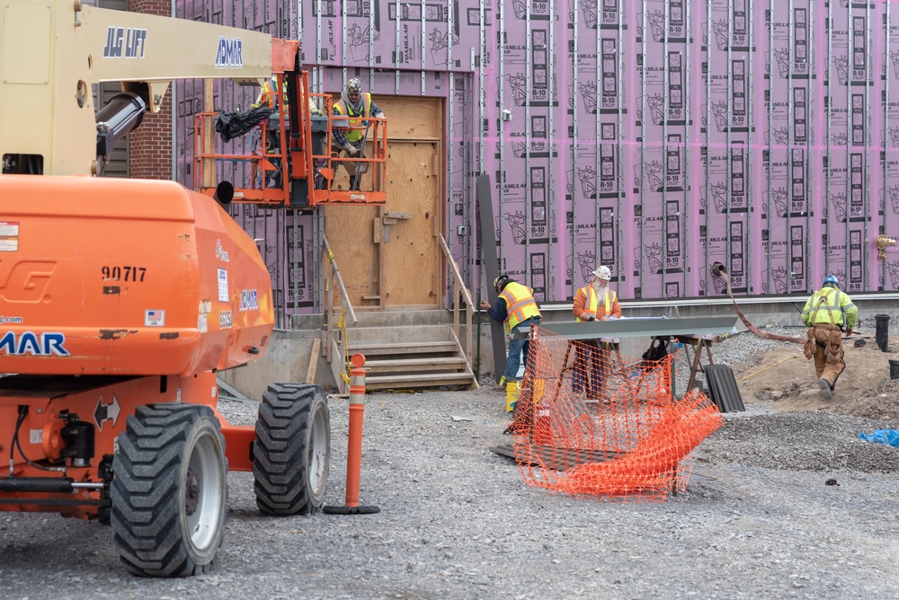 Installing metal siding