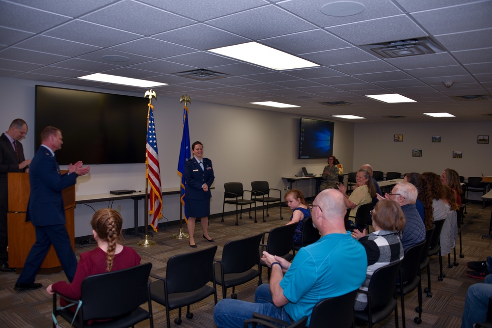 Lt. Col. Shannon Swanson promotion ceremony