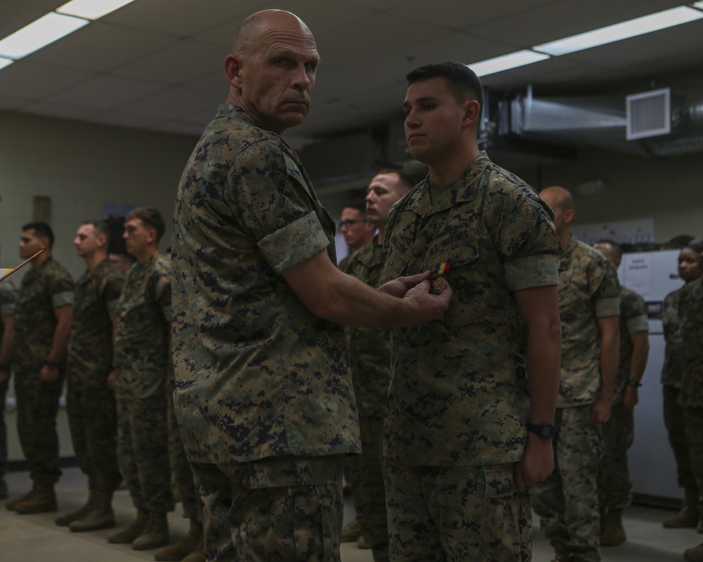 DVIDS - Images - Cpl. Noah Ballow recieves the Navy and Marine Corps ...