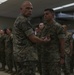 Cpl. Noah Ballow recieves the Navy and Marine Corps Medal