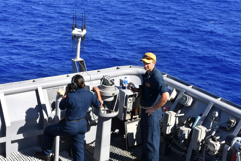 USS Germantown (LSD 42) SCAT training