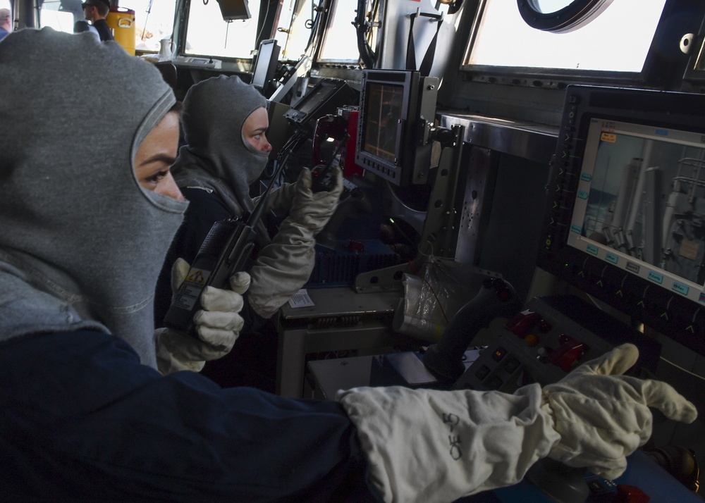USS Germantown (LSD 42) SCAT training