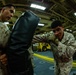 31st MEU Marines conduct MCMAP aboard USS America