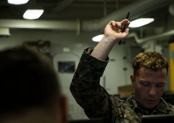 31st MEU Marines conduct JFO test aboard USS America