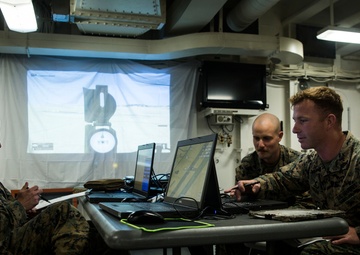 31st MEU Marines conduct JFO test aboard USS America