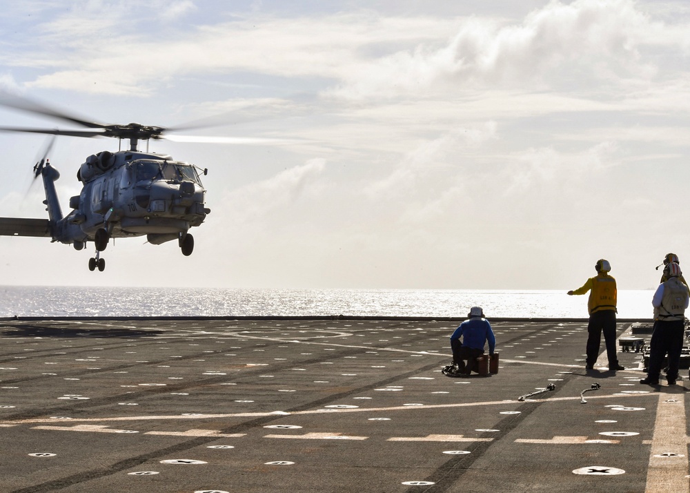 USS Germantown (LSD 42) Flight Ops