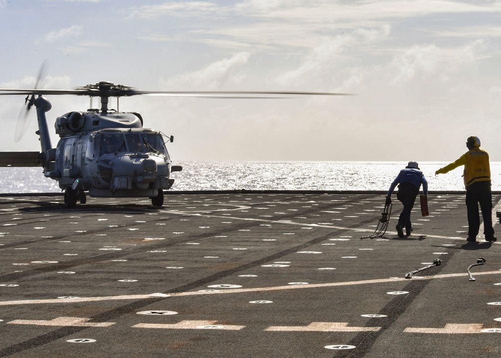 USS Germantown (LSD 42) Flight Ops