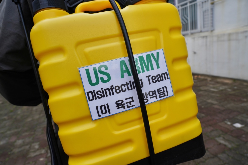 US Army conducts Combined disinfection with Republic of Korea Army