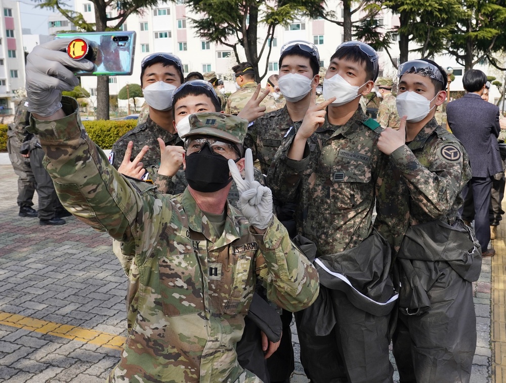 US Army conducts Combined disinfection with Republic of Korea Army