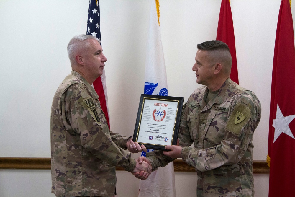 Blackjack Recognition Ceremony