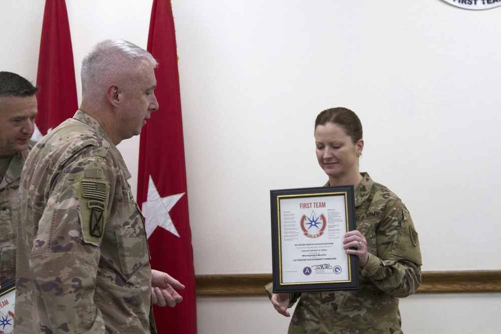 Blackjack Recognition Ceremony