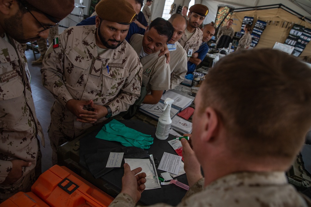 UAE Armed Forces and U.S. Navy Exchange Medical practices at NF20