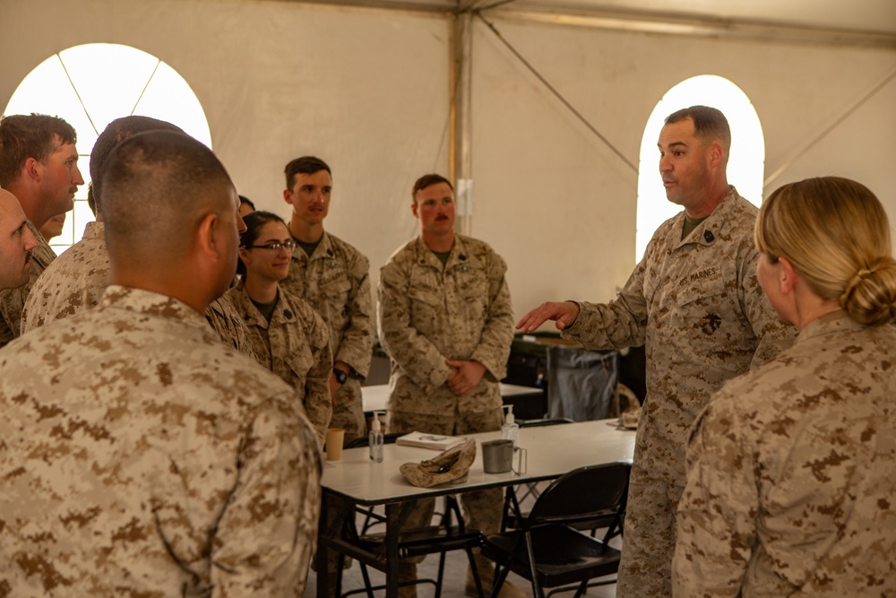 1st MLG Leadership visits UAE during exercise Native Fury 20