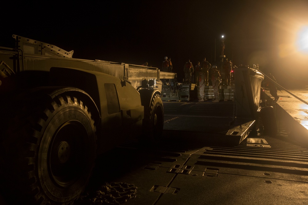 U.S. Marines Offload Ammo During Exercise Native Fury 20