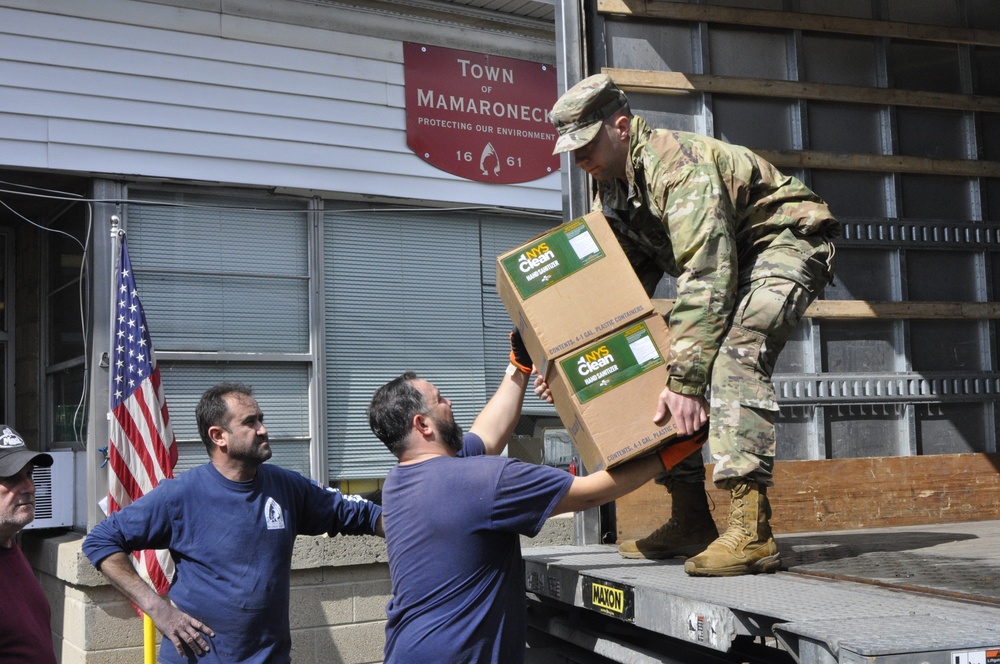 New York National Guard supports COVID-19 containment efforts