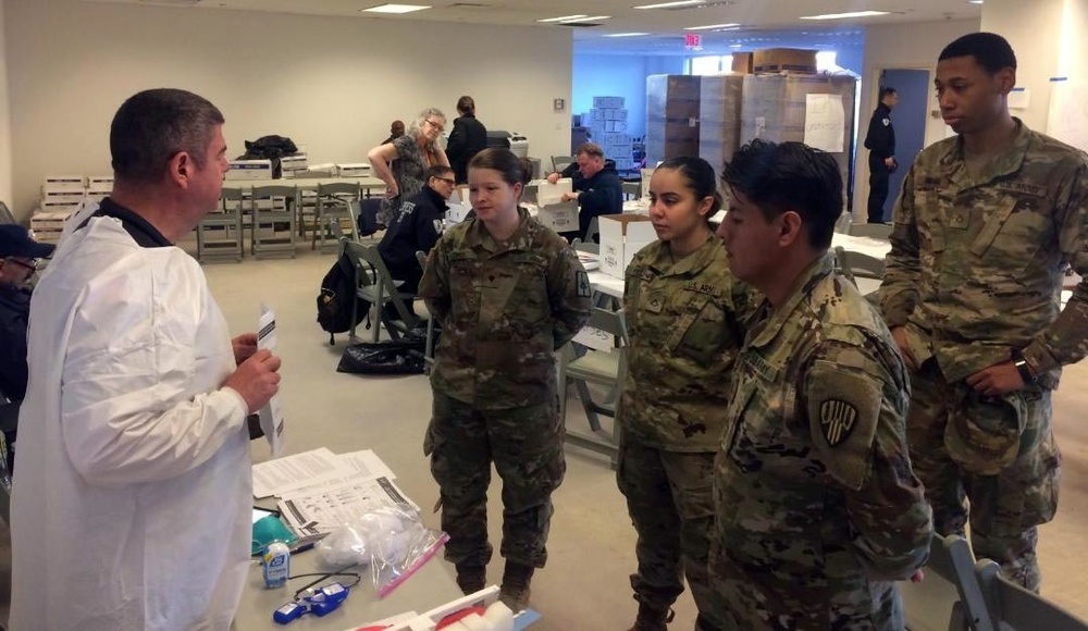 NY National Guard Soldiers assist in COVID-19 response