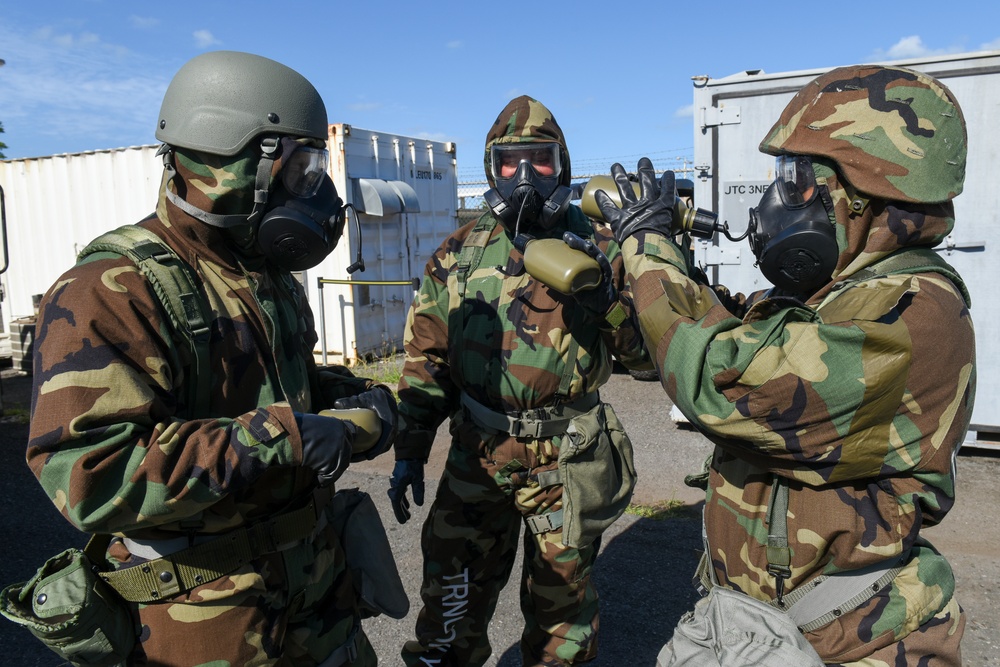 PRANG Airmen participate in CBRN training