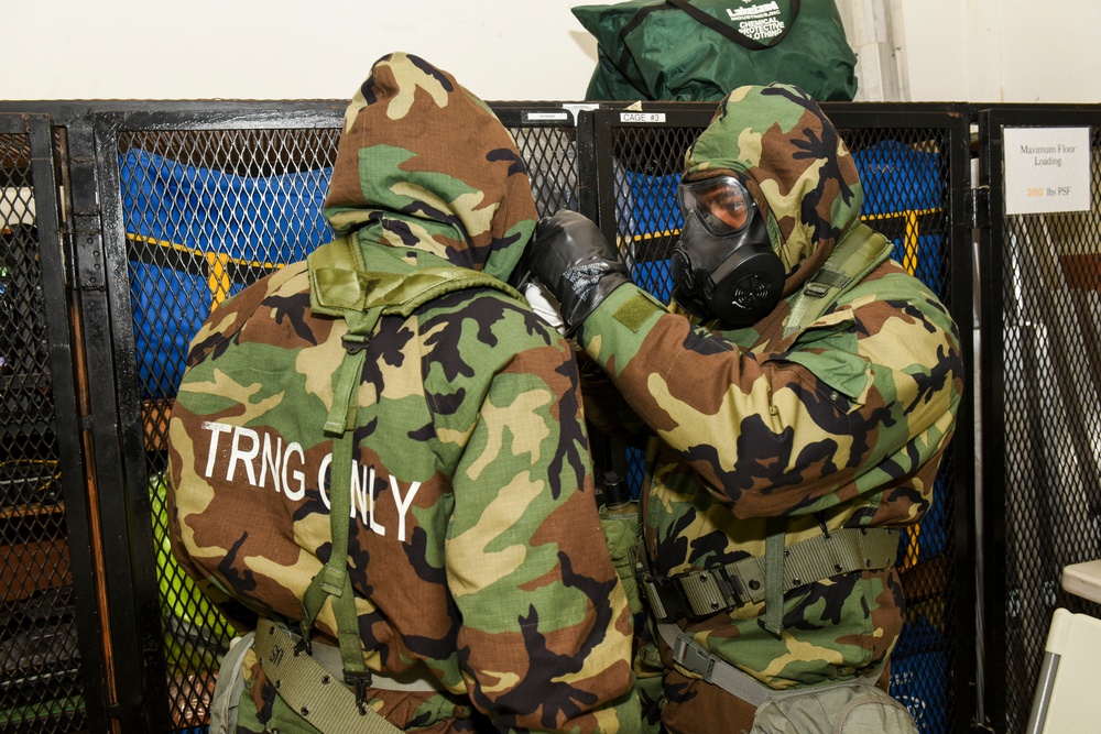 PRANG Airmen participate in CBRN training