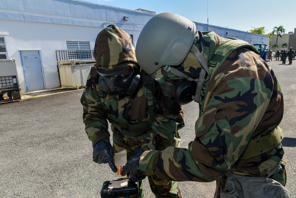 PRANG Airmen participate in CBRN training