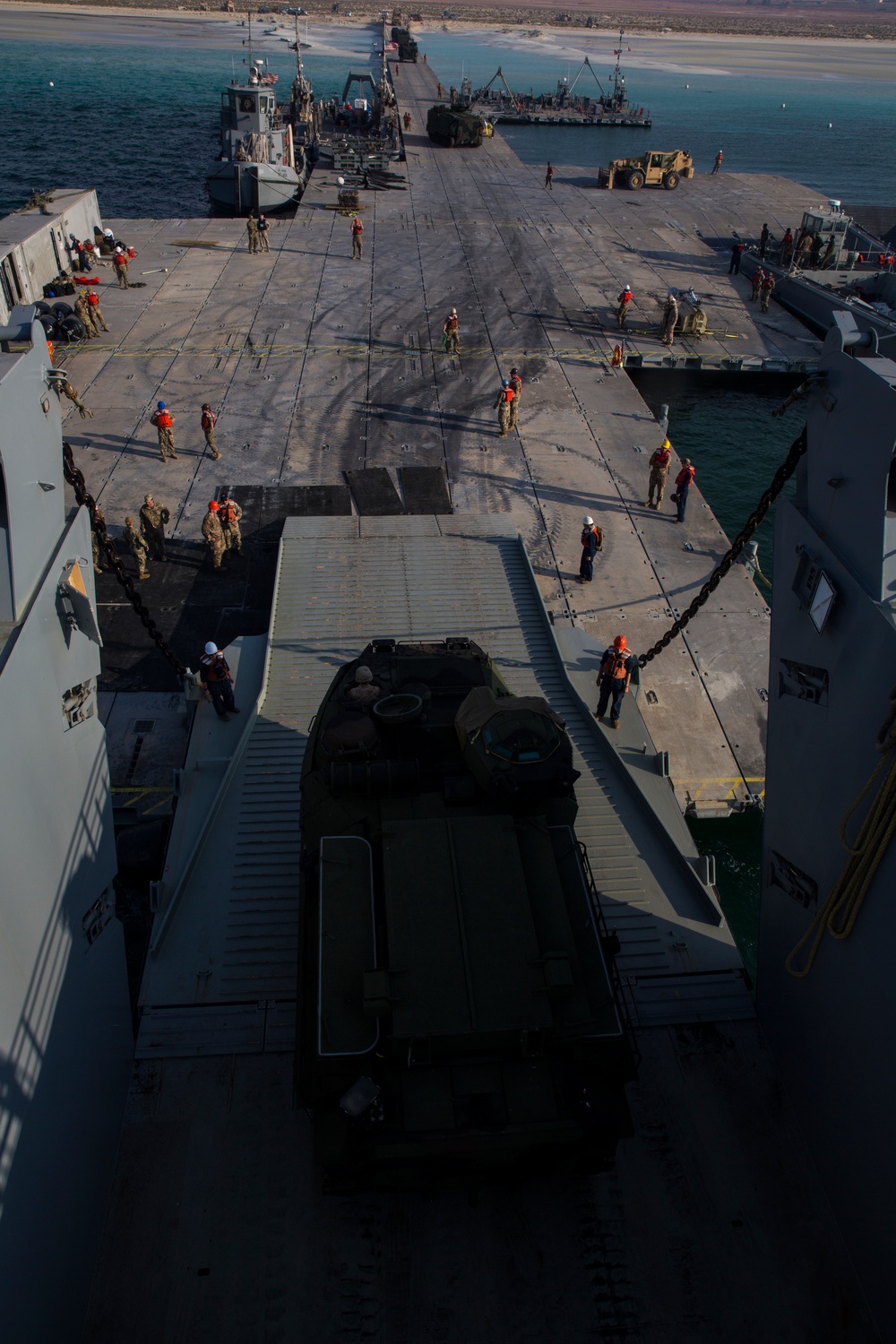 Marines Offload Vehicles During Native Fury 20