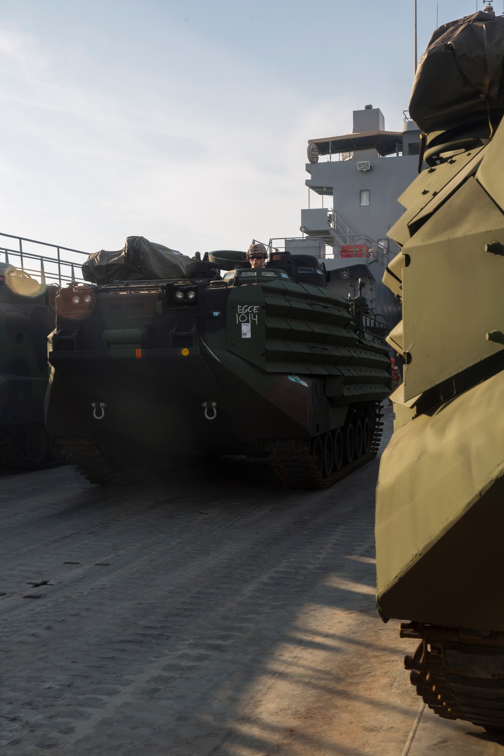 Marines Offload Vehicles During Native Fury 20