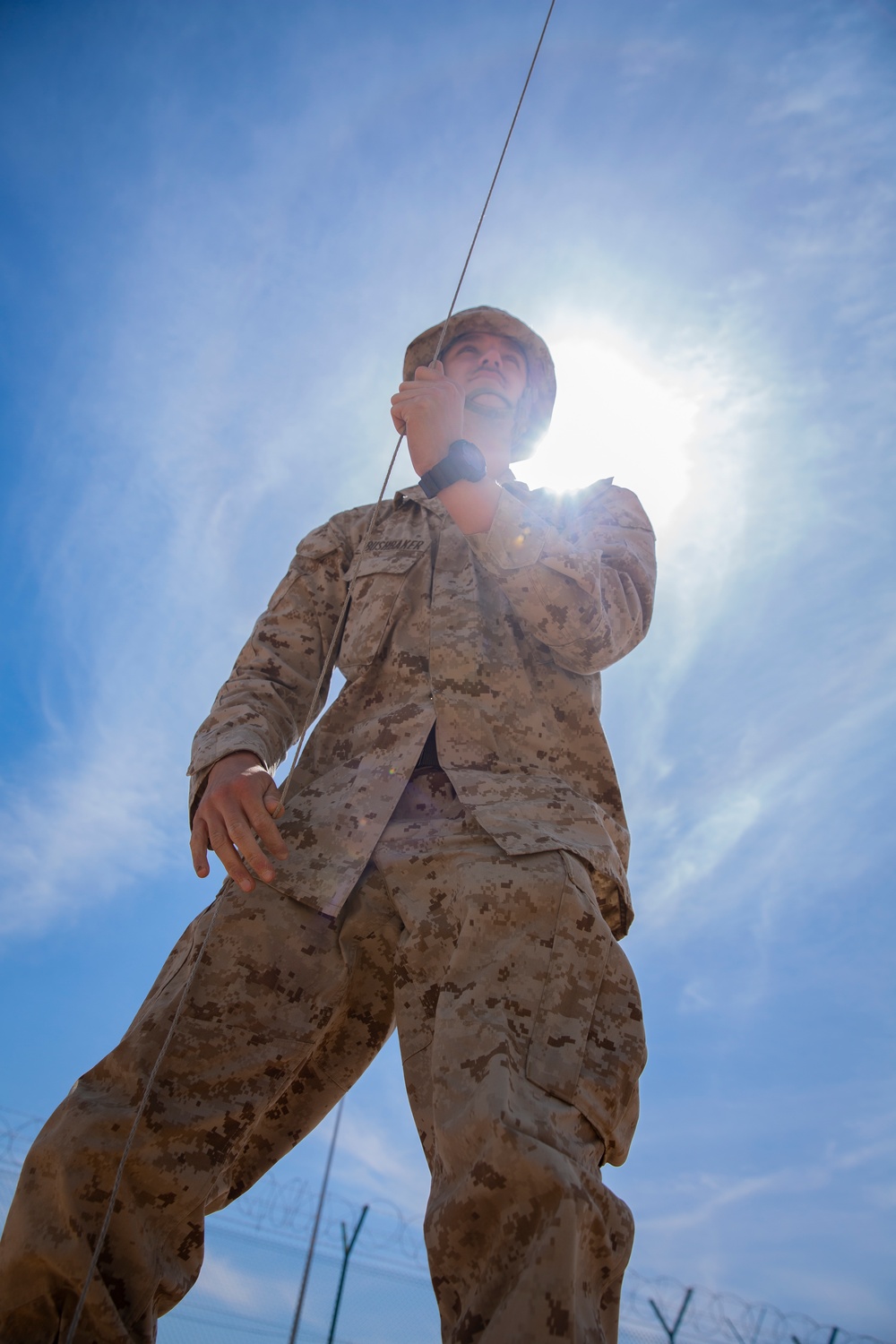 9th Communications Battalion VHF Antenna Drill