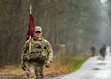 Something from home: New Mexico National Guard unit brings Bataan Memorial Death March to Poland