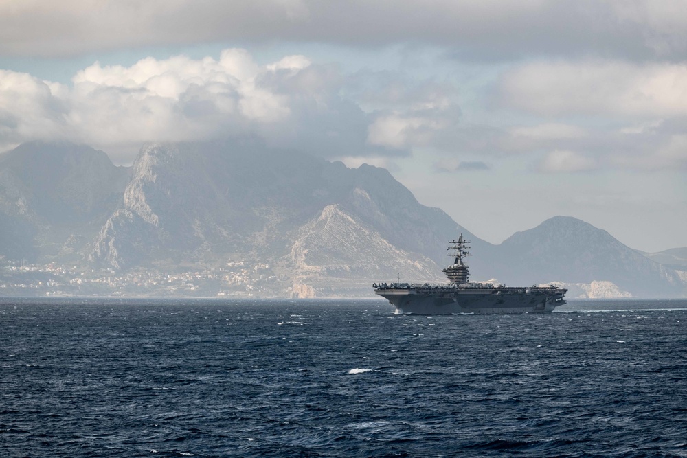 Truxtun Conducts Operations in the Mediterranean Sea