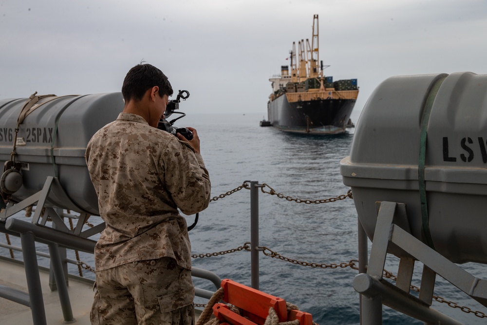 U.S. Marines, Sailors, and Soldiers Conduct Maritime Prepositioning Force Operations