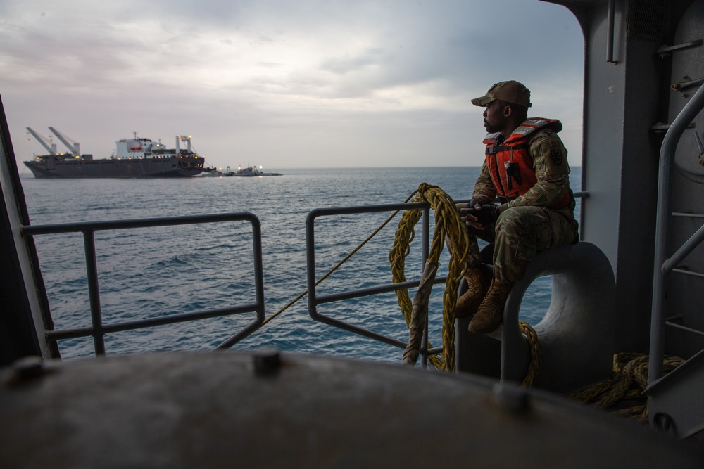 U.S. Marines, Sailors, and Soldiers Conduct Maritime Prepositioning Force Operations