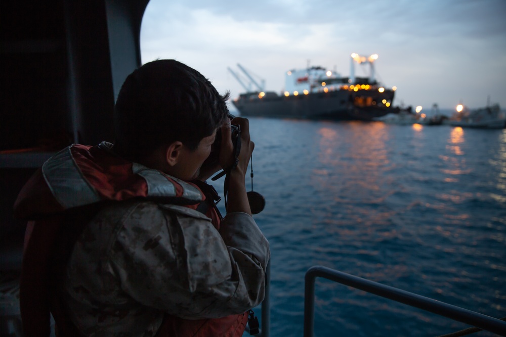 U.S. Marines, Sailors, and Soldiers Conduct Maritime Prepositioning Force Operations