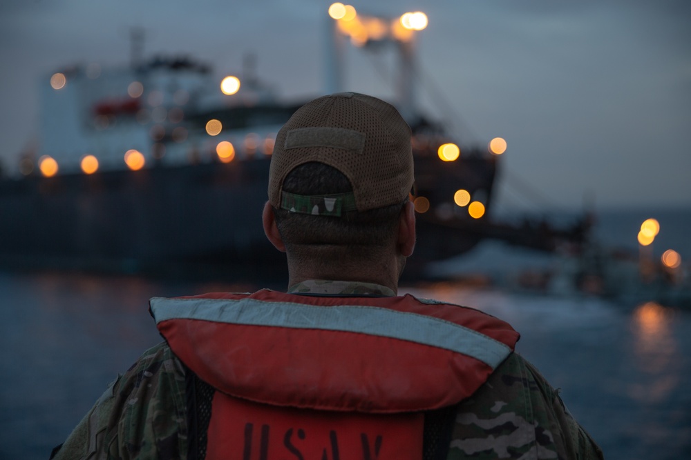 U.S. Marines, Sailors, and Soldiers Conduct Maritime Prepositioning Force Operations