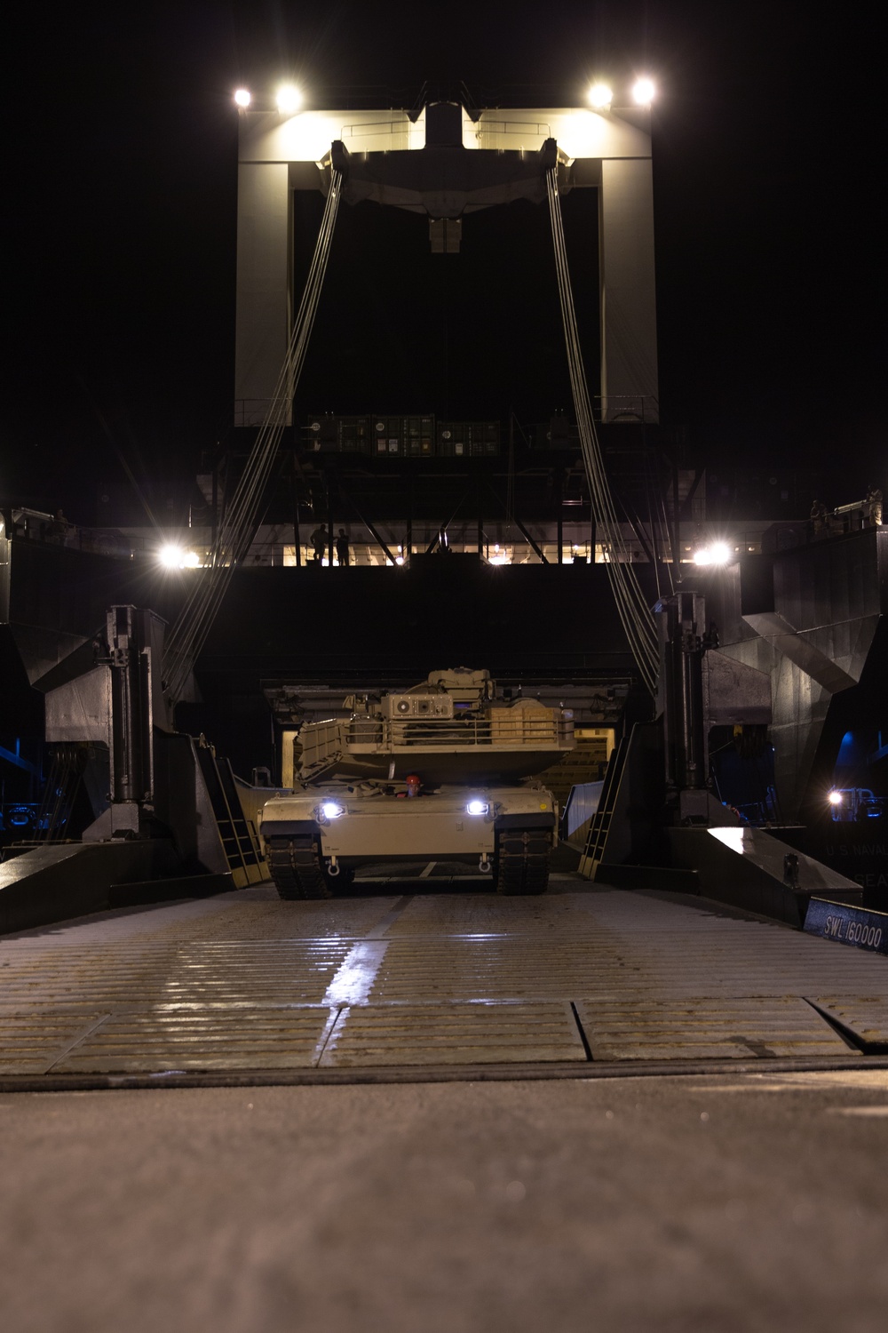 U.S. Marines, Sailors, and Soldiers Conduct Maritime Prepositioning Force Operations