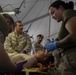 U.S. Corpsmen and UAE Soldiers exchange Medical practices During Native Fury 20