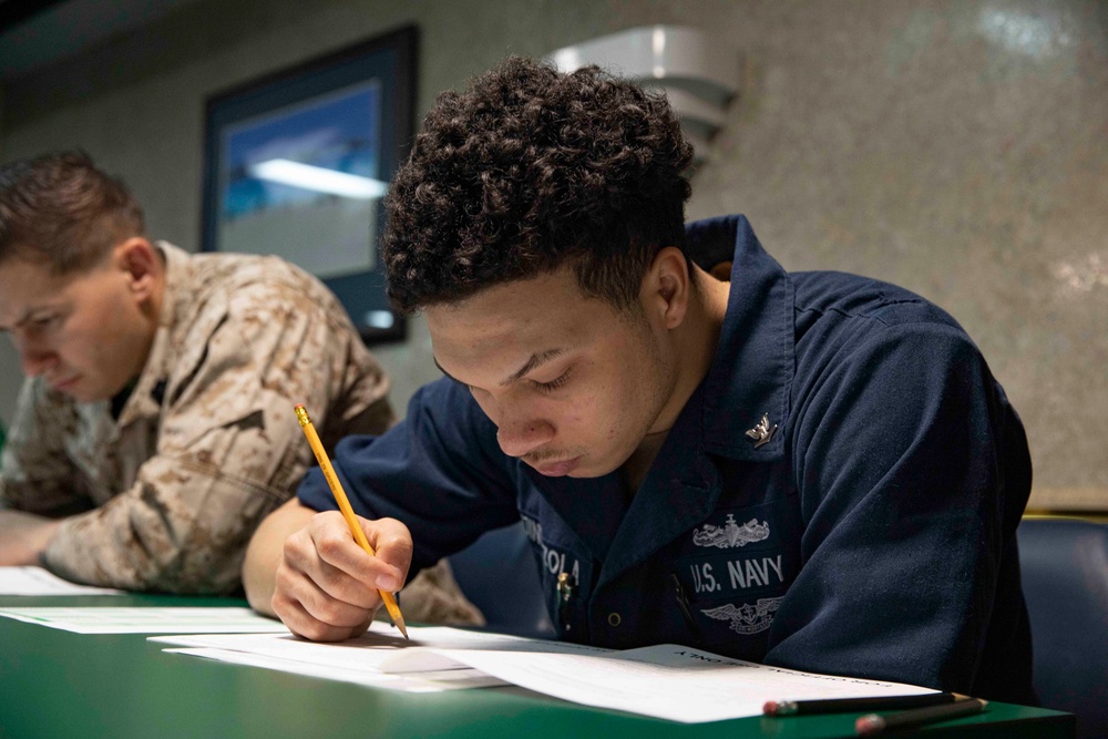 Navy-wide advancement exam