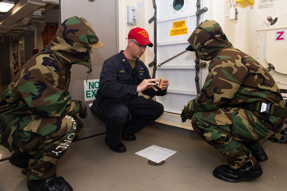 USS Green Bay CBR drill, March 14, 2020